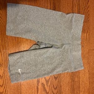 Nike gray biker shorts